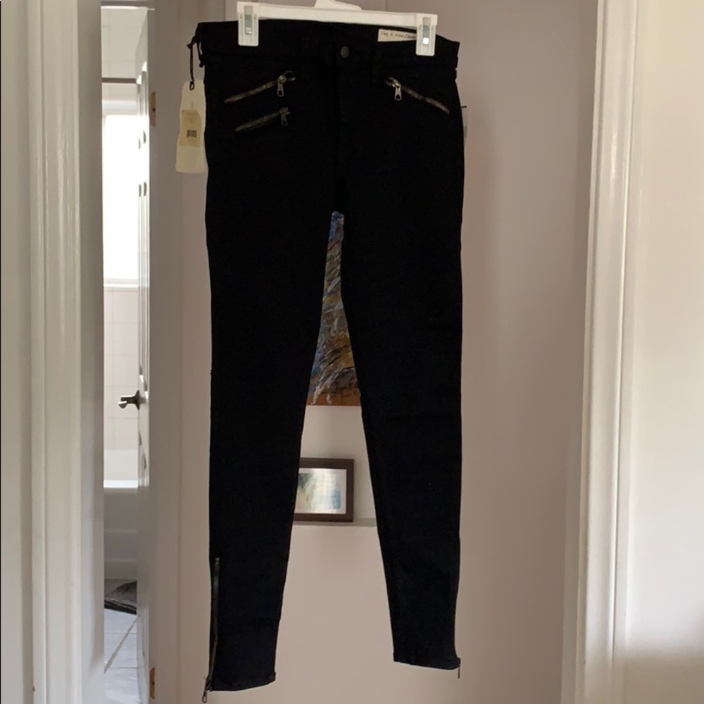 Rag and Bone Black Jeans